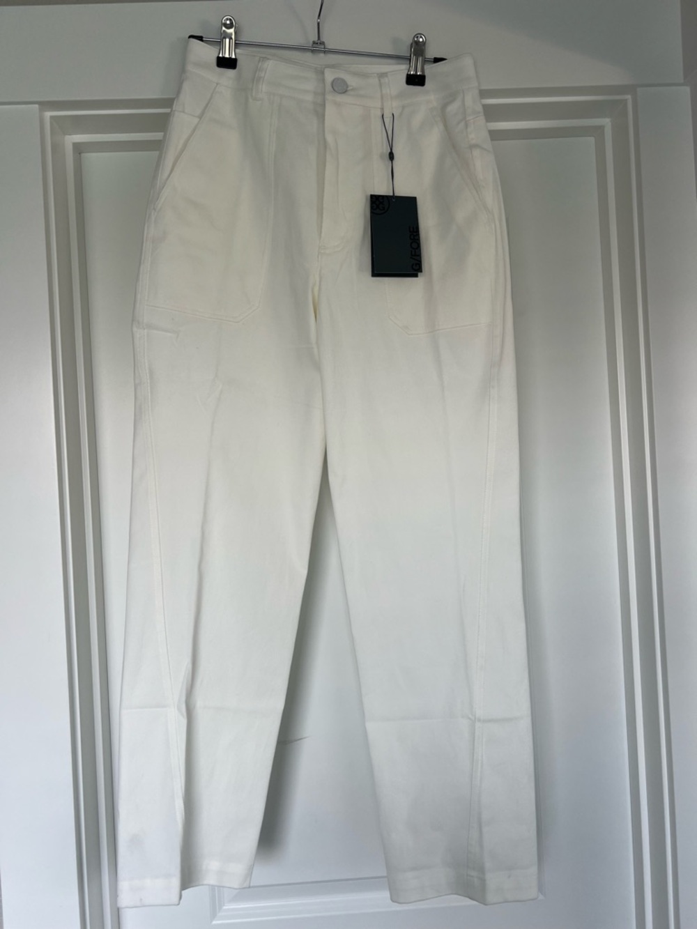 G / Fore Snow Patch Pocket Stretch Cotton Twill Trousers For Women Size 4